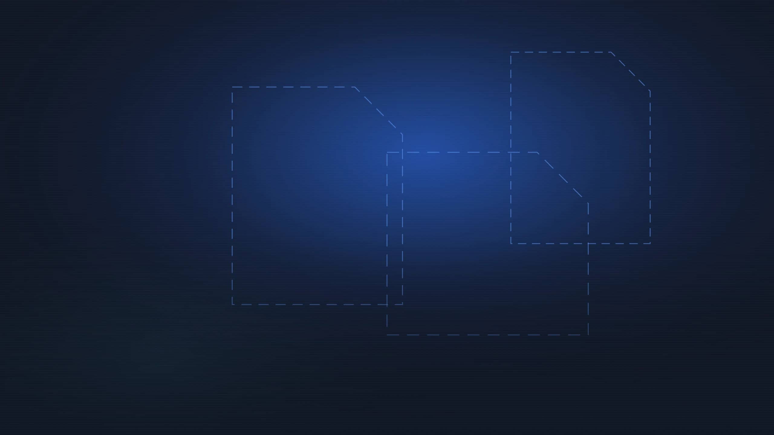 Boşlukta asılı, tamamlanmamış geometrik çerçeveler